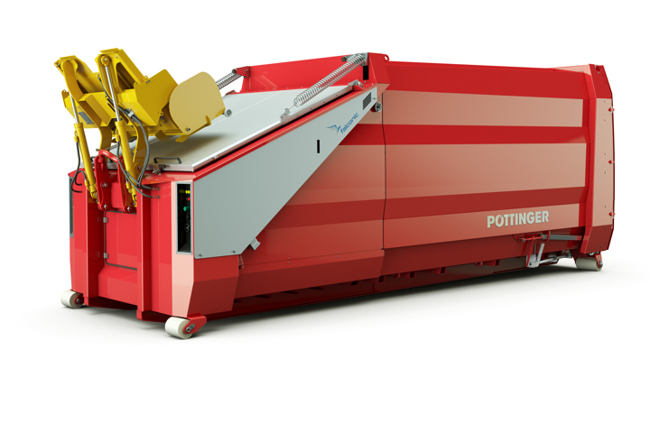 MP 1.4 Abroller mit eingeklappter Kippvorrichtung