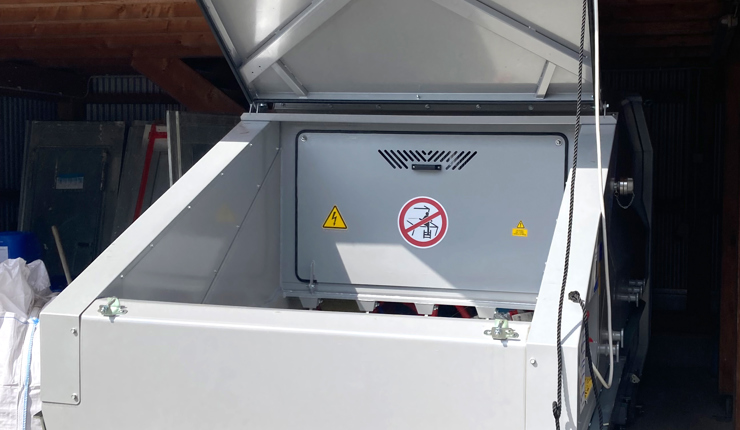 Presscontainer MP 20-.19 bei der Firma Wieser+Scherer Zeller Haustechnik GmbH